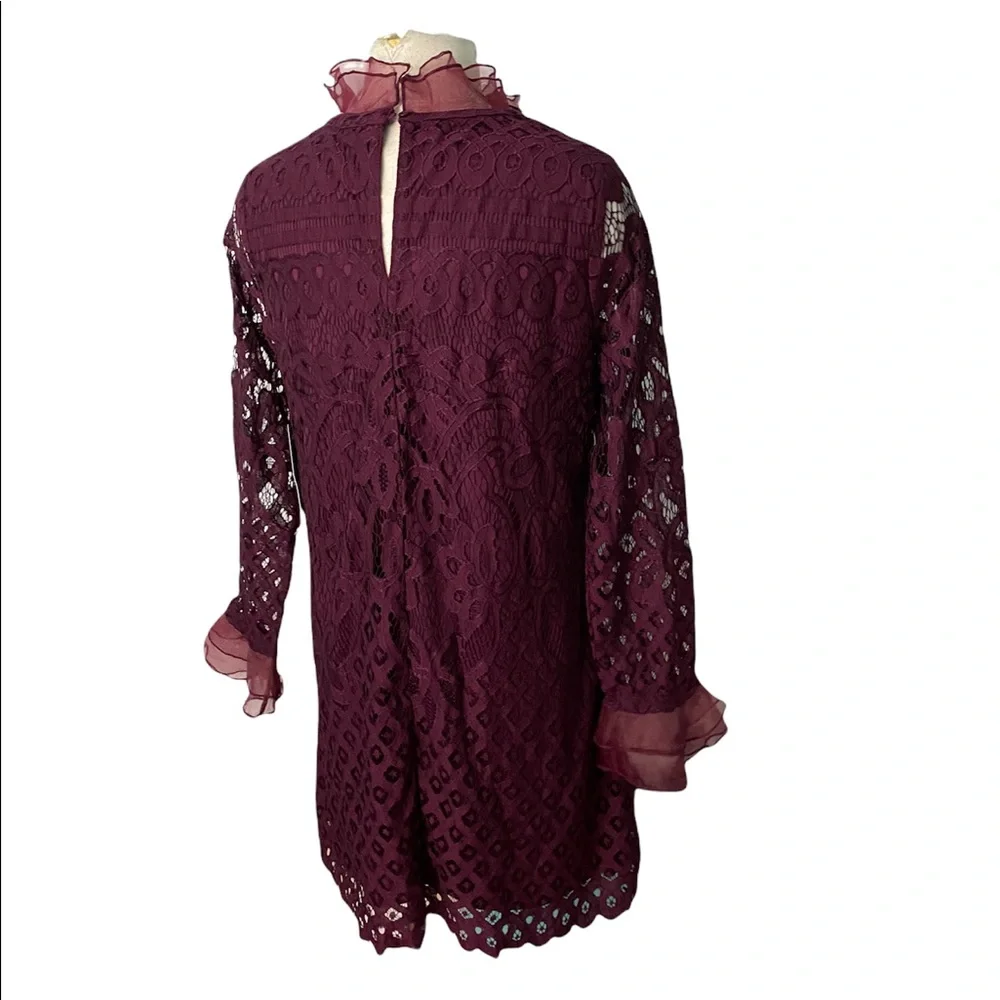 Lulus maroon dress - Picture 4 of 5